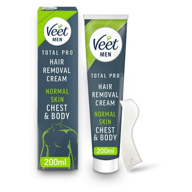 Veet Men Hair Removal Cream for Chest & Body 200ml - gallery image 1