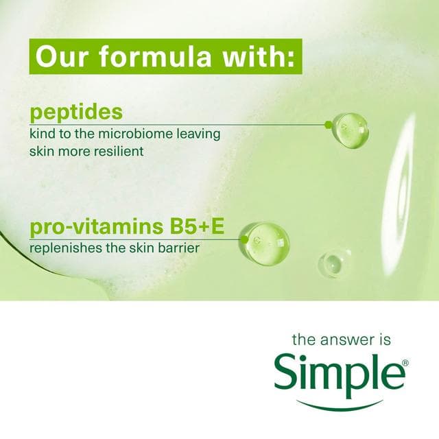 Simple Kind to Skin Refreshing Facial Wash Gel Cleanser Travel Size 50ml - gallery image 3