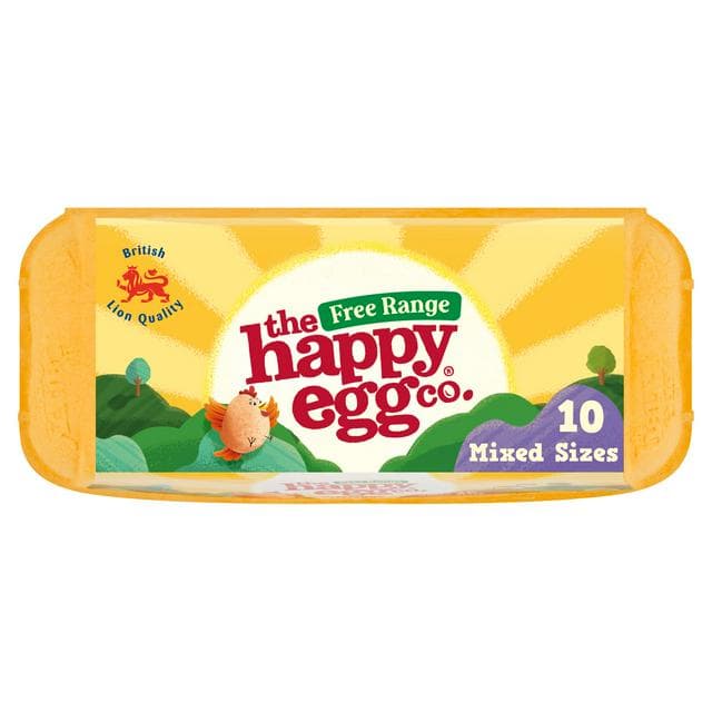 The Happy Egg Co. Free Range Mixed Sizes x10 497g - gallery image 1
