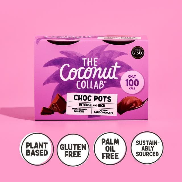 The Coconut Collab Choc Pots chocolate dessert 4x45g - gallery image 4