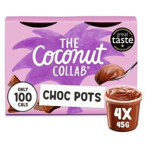 The Coconut Collab Choc Pots chocolate dessert 4x45g