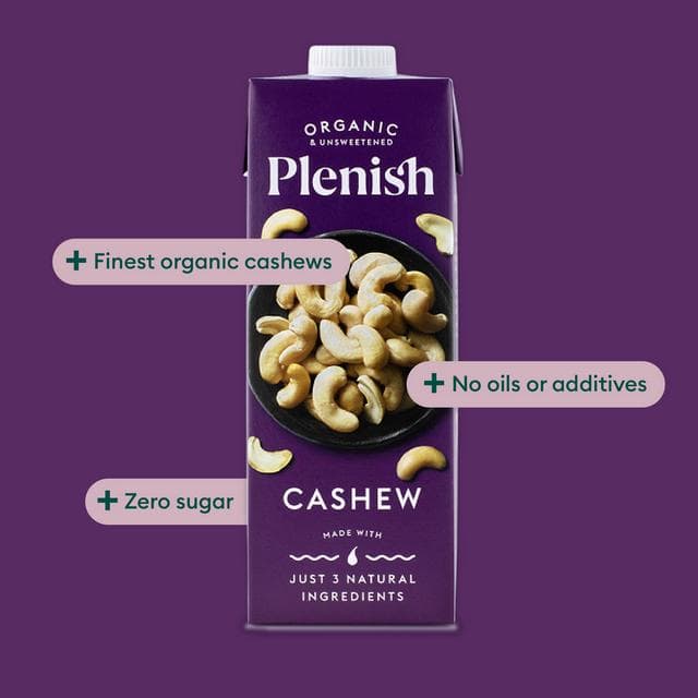 Plenish  1L Chilled Dairy Free Organic Cashew Drink - gallery image 2