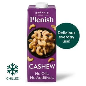 Plenish  1L Chilled Dairy Free Organic Cashew Drink