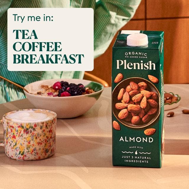 Plenish 1L Chilled Dairy Free Organic Almond Drink - gallery image 4