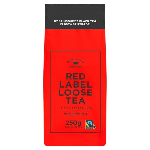 Sainsbury's Red Label Fairtrade Loose Tea 250g - gallery image 1