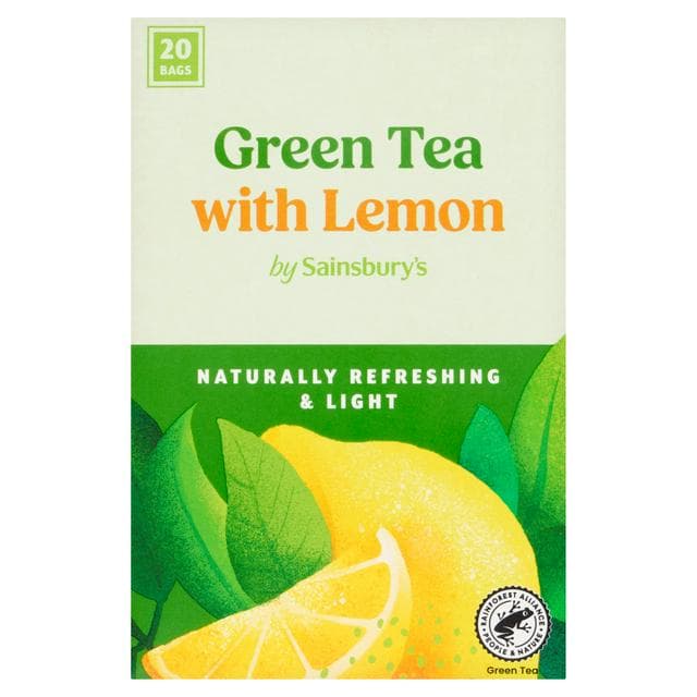 Sainsbury's Green Tea with Lemon x20 Tea Bags 38g - gallery image 1