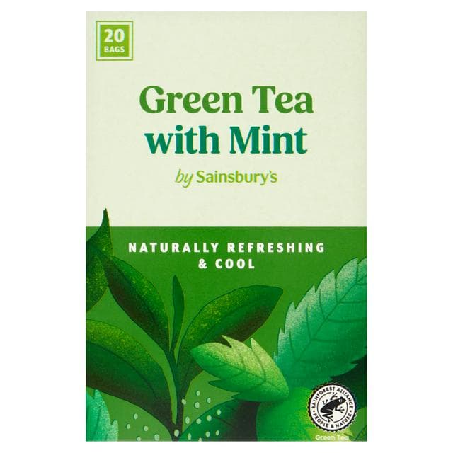 Sainsbury's Green Tea with Mint x20 Tea Bags 38g - gallery image 1