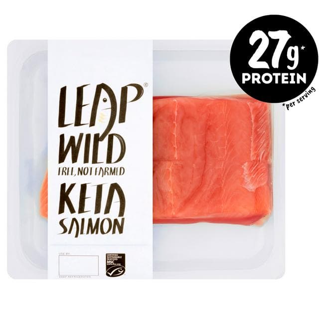 Leap Wild 220g Keta Salmon Fillets - gallery image 1