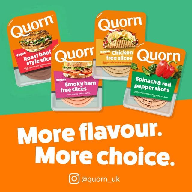 Quorn Vegetarian Spinach & Red Pepper Slices 100g - gallery image 4