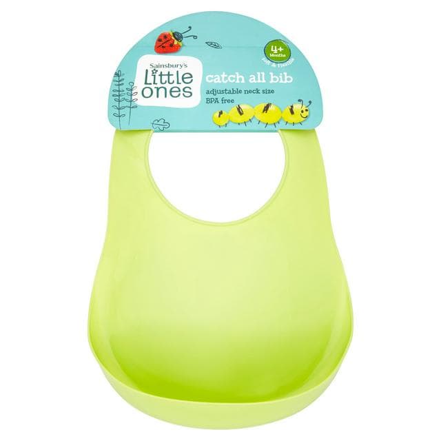 Sainsbury's Little Ones Catch All Bib 4+ Months - gallery image 1