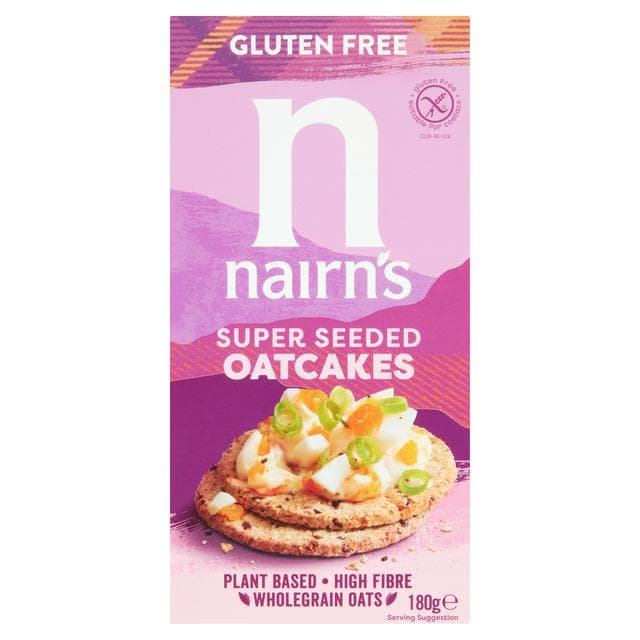 Nairn's Gluten Free Super Seeded Oatcakes 180g - gallery image 1