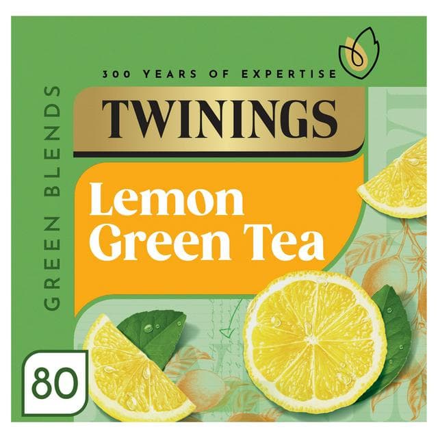 Twinings Lemon Green Tea, 80 Tea Bags - gallery image 1