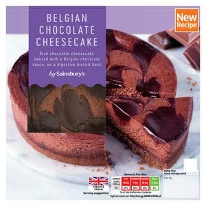 Sainsbury's Belgian Chocolate Cheesecake Dessert 500g