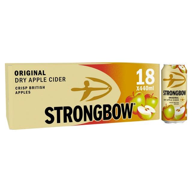 Strongbow Original Cider Cans 18 x 440ml - gallery image 1
