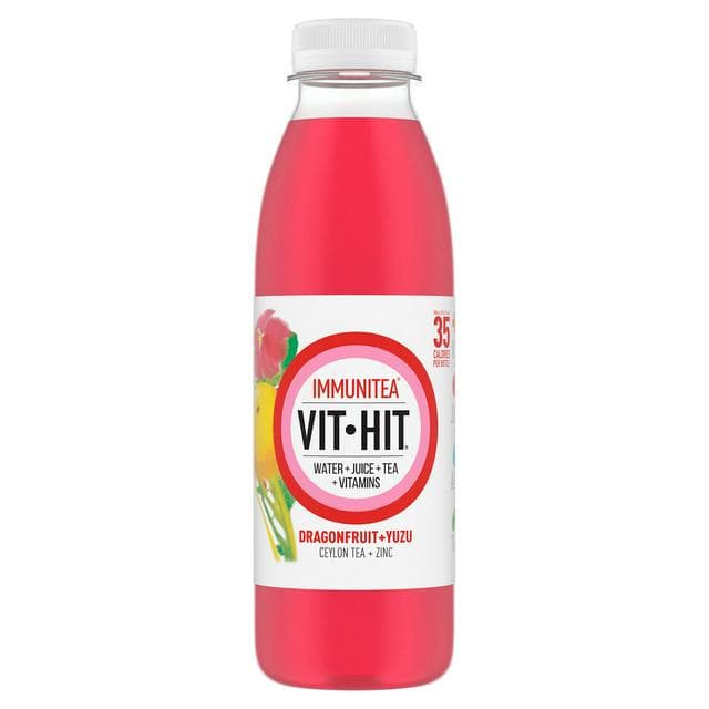Vit Hit 500ml Immunitea Dragonfruit + Yuzu Bottle - gallery image 1