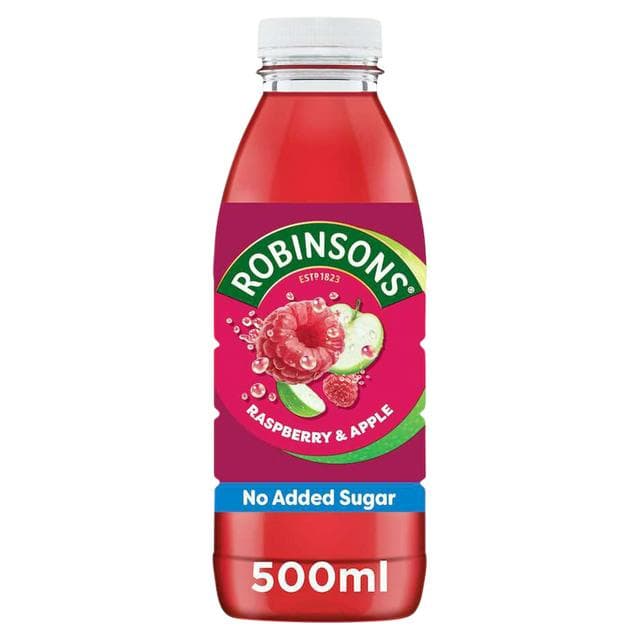 Robinsons Ready to Drink Raspberry & Apple Juice Drink 500ml - gallery image 1