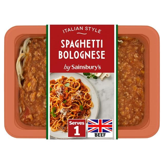 Sainsbury's Spaghetti Bolognese Ready Meal For 1 400g - gallery image 1