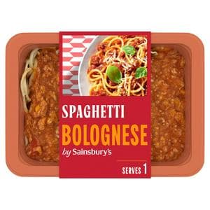 Sainsbury's Spaghetti Bolognese Ready Meal For 1 400g