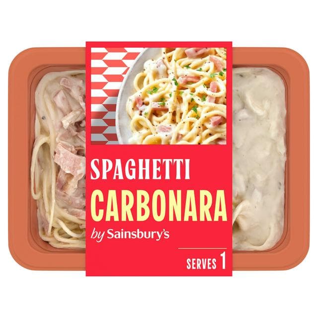 Sainsbury's Spaghetti Carbonara Ready Meal For 1 400g - gallery image 1