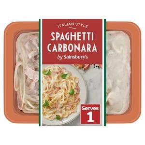 Sainsbury's Spaghetti Carbonara Ready Meal For 1 400g