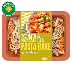 Sainsbury's Tomato & Mozzarella Pasta Bake Ready Meal For 1 400g