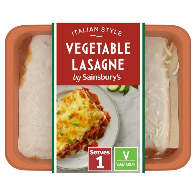 Sainsbury's Vegetable Lasagne Ready Meal For 1 400g - gallery image 1