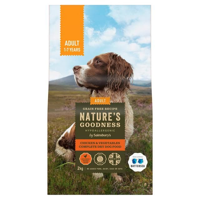 Sainsbury's Nature's Goodness Adult Dry Dog Food Chicken 2kg - gallery image 1