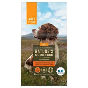 Sainsbury's Nature's Goodness Adult Dry Dog Food Chicken 2kg