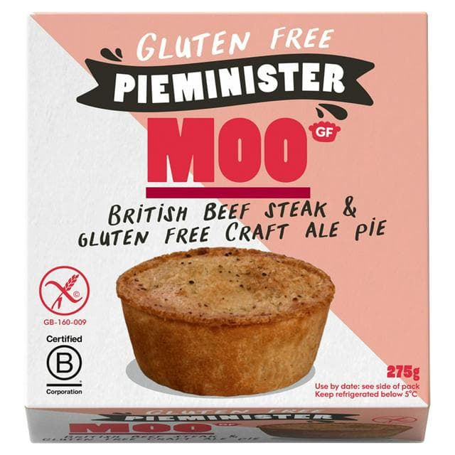 Pieminister Gluten Free Moo British Beef Steak & Gluten Free Ale Pie 275g - gallery image 1