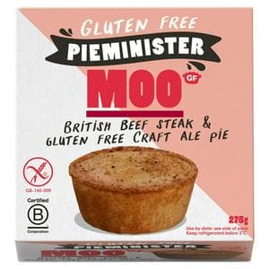 Pieminister Gluten Free Moo British Beef Steak & Gluten Free Ale Pie 275g