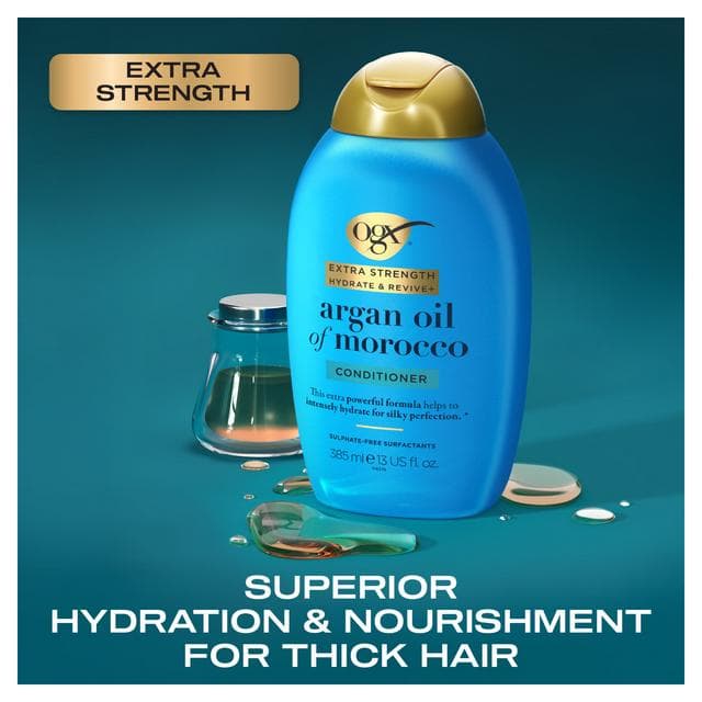 Ogx 385ml Extra Strength Hydrate & Revive + Argan Oil of Morocco Hair Conditioner - gallery image 2