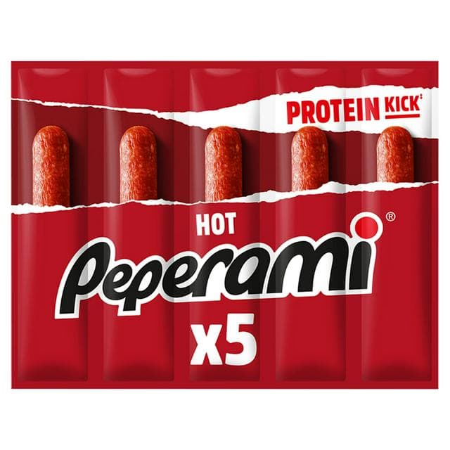 Peperami Hot Salami 5x20g - gallery image 1