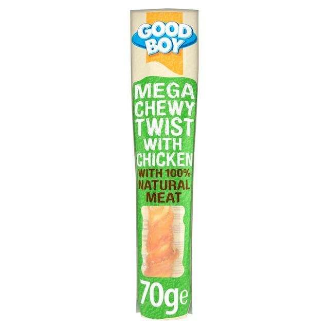 Good Boy Pawsley & Co Mega Chewy Twist with Chicken Dog Treats 70g - gallery image 1