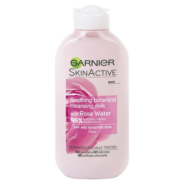 Garnier Natural Rose Cleansing Milk Sensitive Skin 200ml - gallery image 1