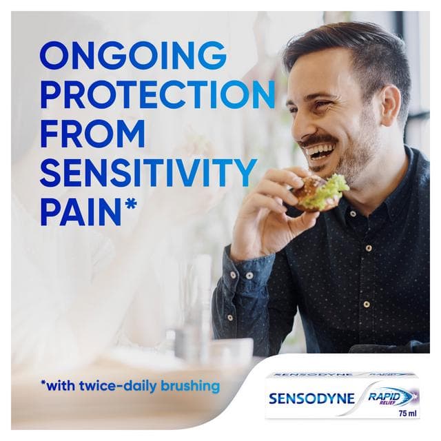 Sensodyne Rapid Relief Original Sensitive Toothpaste 75ml - gallery image 5