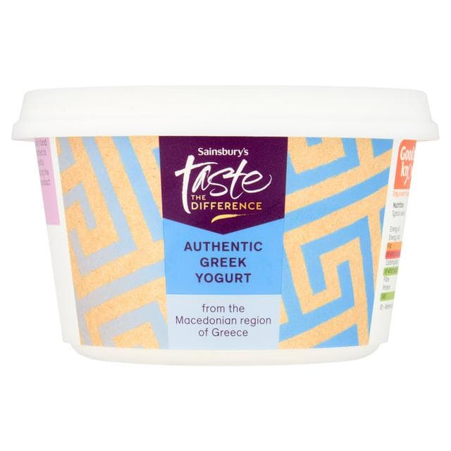 Sainsbury's Authentic Greek Yogurt, Taste the Difference 500g - gallery image 1