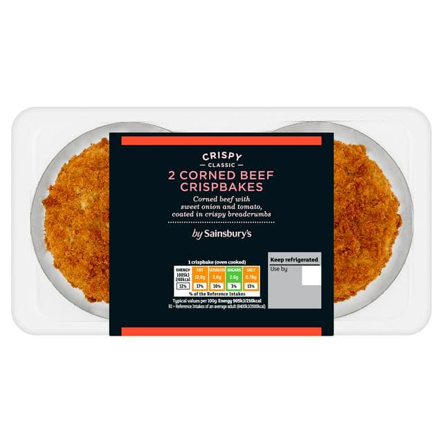 Sainsbury's Corned Beef Crispbake x2 227g - gallery image 1