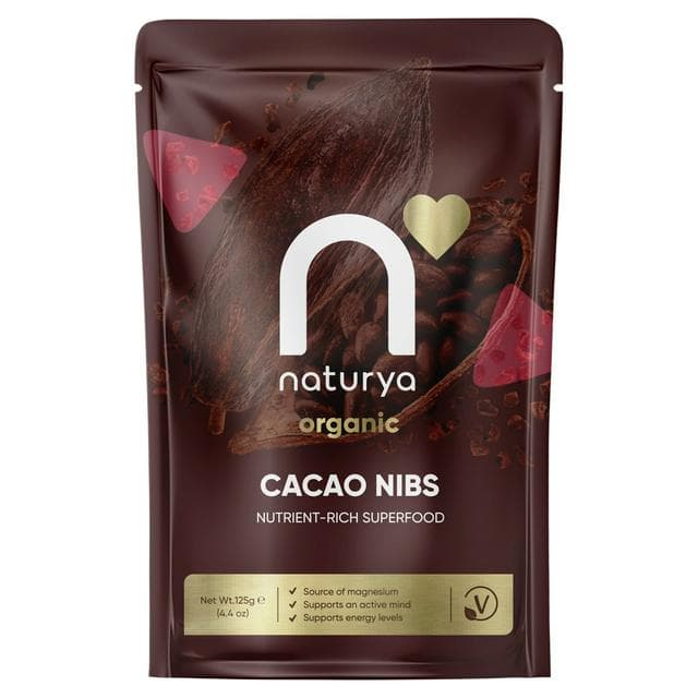 Naturya Organic Cocoa Nibs 125g - gallery image 1