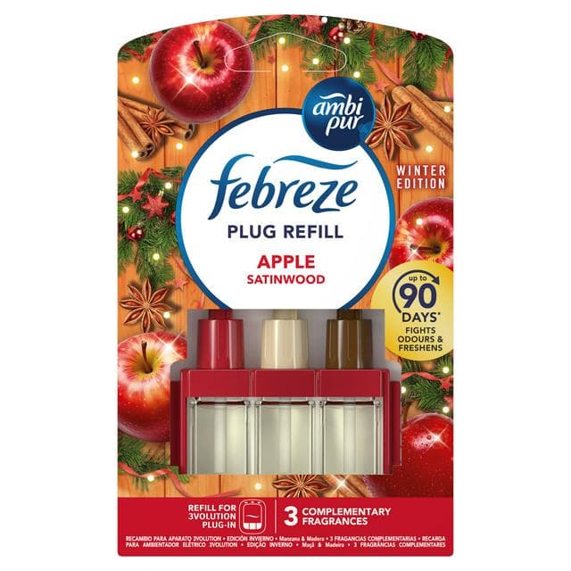 Febreze 3Volution Air Freshener Plug In Refill Spiced Apple 20ml - gallery image 1