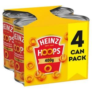 Heinz 4 x 400g Spaghetti Hoops