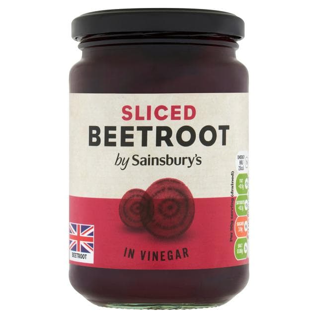 Sainsbury's Sliced Pickled Beetroot in Vinegar 340g (215g*) - gallery image 1