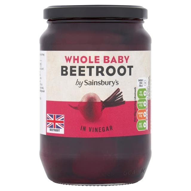 Sainsbury's Whole Baby Pickled Beetroot in Vinegar 710g (462g*) - gallery image 1