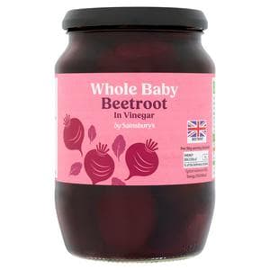 Sainsbury's Whole Baby Pickled Beetroot in Vinegar 710g (462g*)