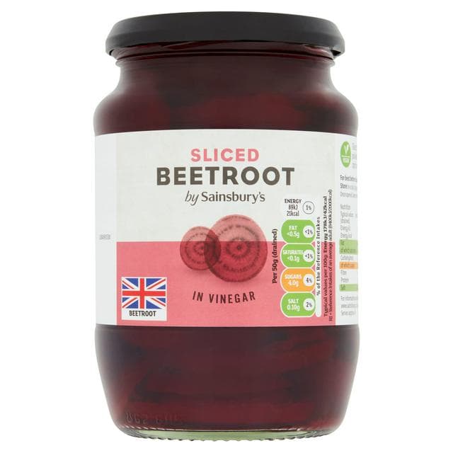 Sainsbury's Sliced Pickled Beetroot in Vinegar 710g (462g*) - gallery image 1