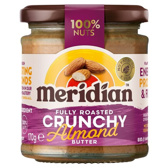 Meridian Crunchy Almond Butter 170g - gallery image 1