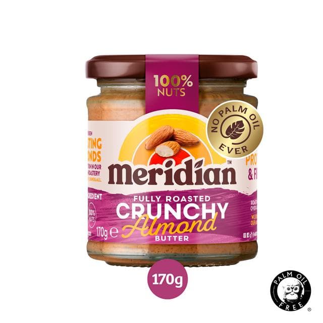 Meridian Crunchy Almond Butter 170g - gallery image 2