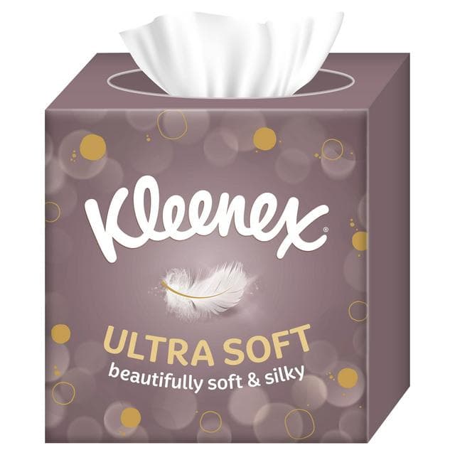 Kleenex Ultra Soft Tissues Cube Single Box 48 Sheets - gallery image 1