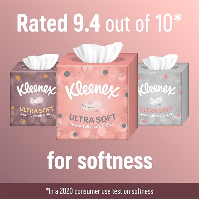 Kleenex Ultra Soft Tissues Cube Single Box 48 Sheets - gallery image 2