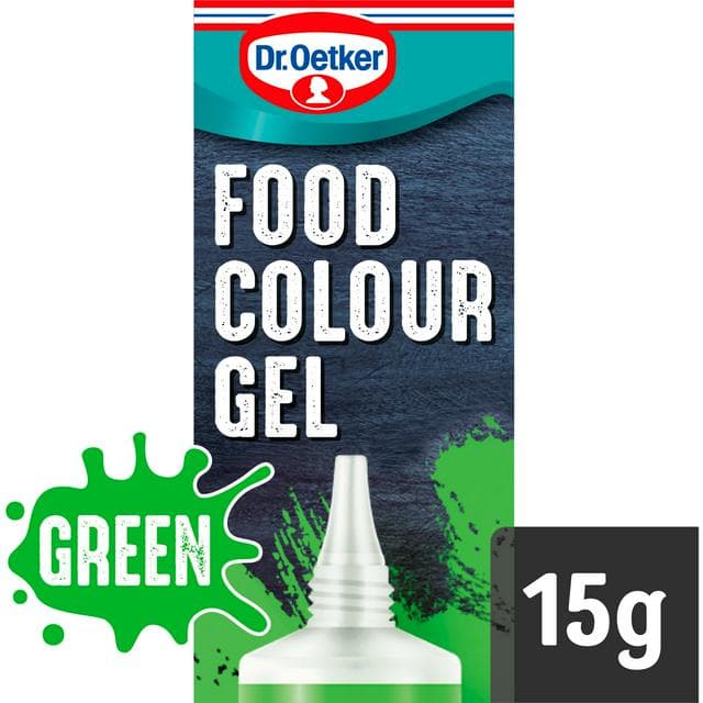 Dr. Oetker Extra Strong Green Food Colouring Gel 15g - gallery image 1
