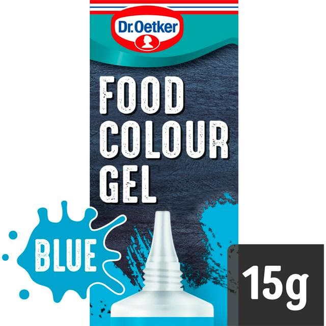 Dr. Oetker Extra Strong Blue Food Colouring Gel 15g - gallery image 1